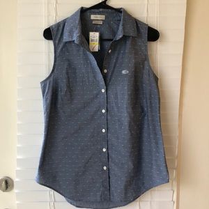 Brand new jean button down